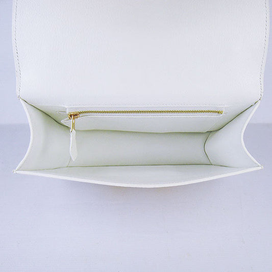 Luxury Hermes Constance Cowskin Leather Bag beige golden