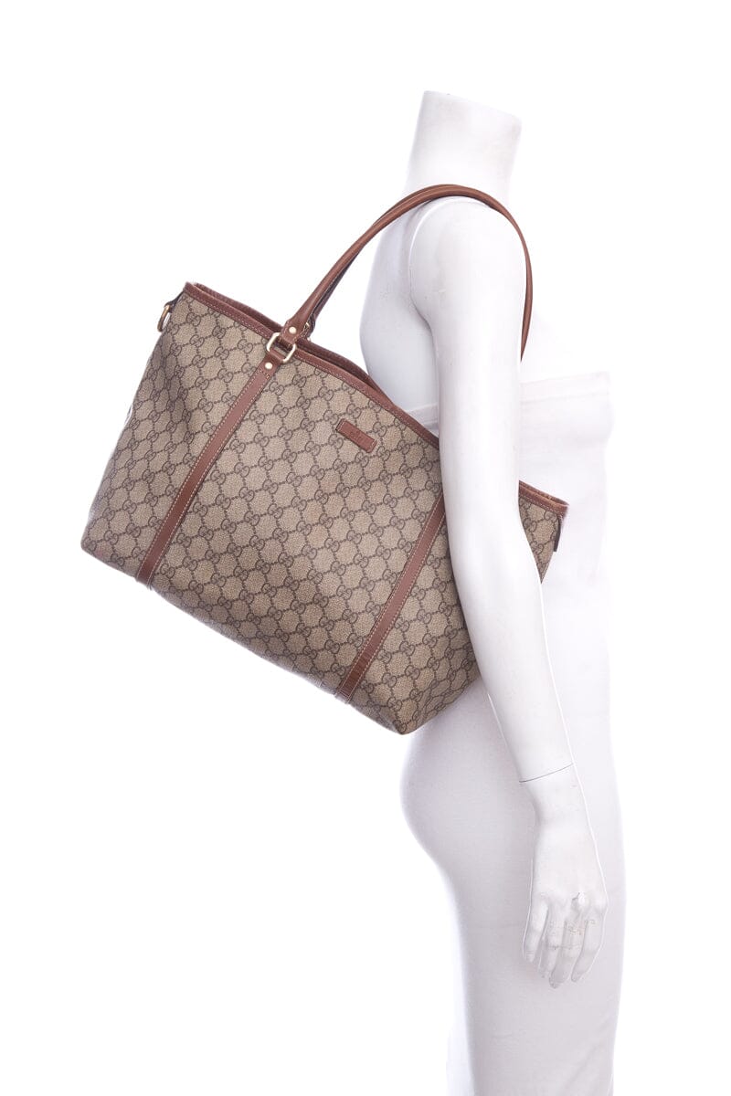 Gucci Leather Canvas Tote Style 13