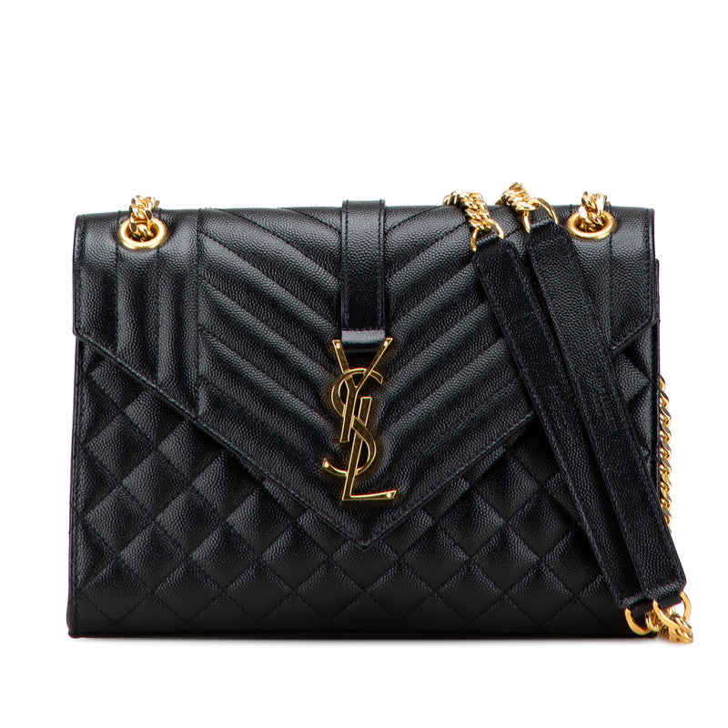 Saint Laurent Envelope Leather 2way Bag