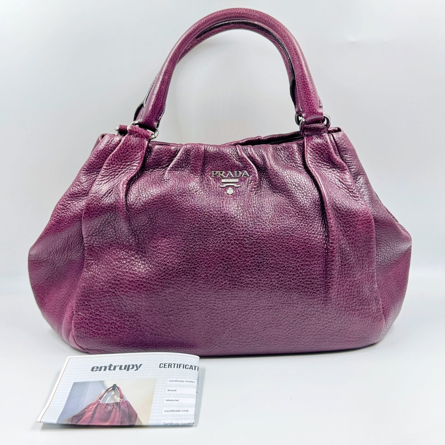 Prada Vitello Daino Top Shoulder Bag TWS