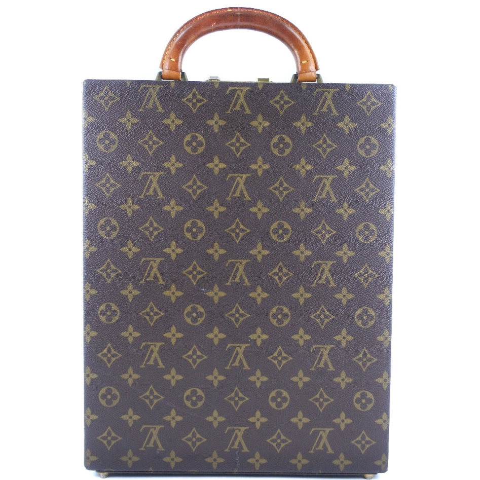 LOUIS VUITTON Business bag Monogram canvas Brown Attache case mens