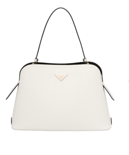 Prada MatinÃ©e Handbag White