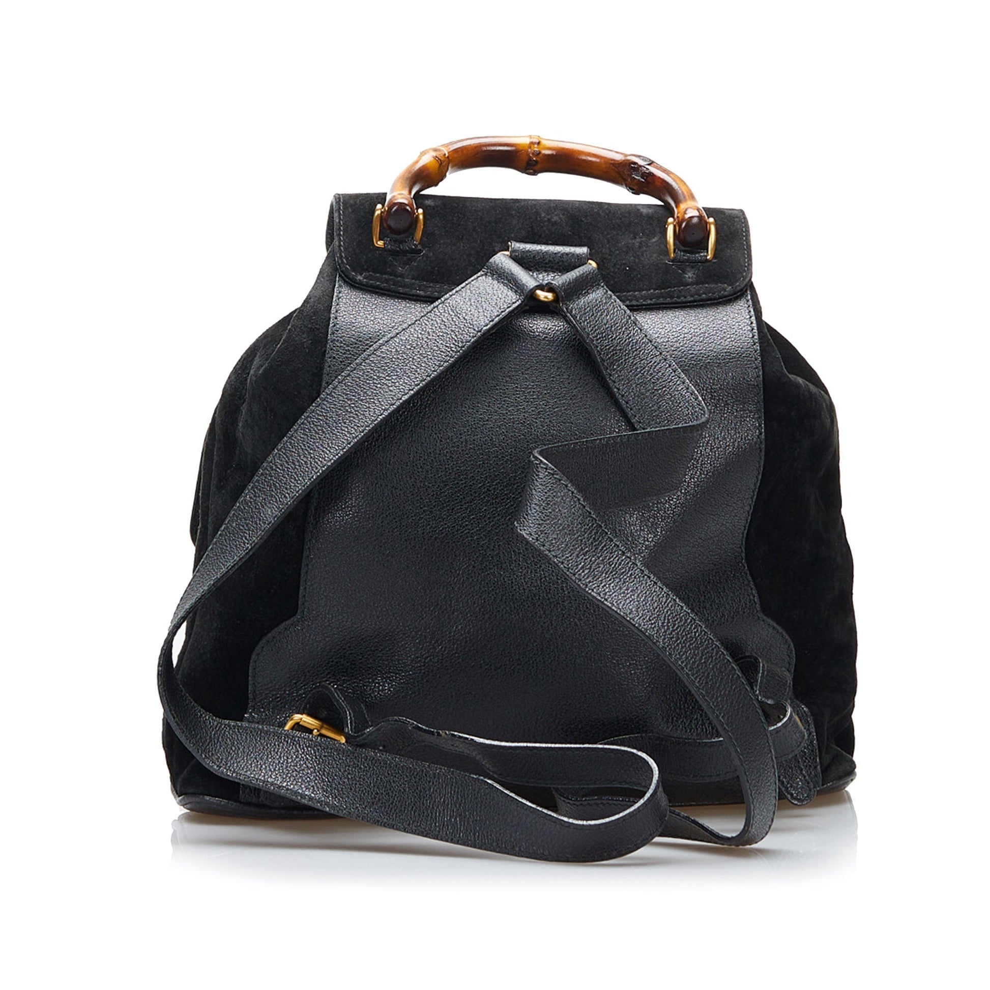 Gucci Twist Leather Top Handle Backpack
