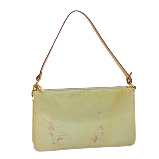 LOUIS VUITTON Monogram Vernis Lexington Accessory Pouch Gris M91056 Auth 53869