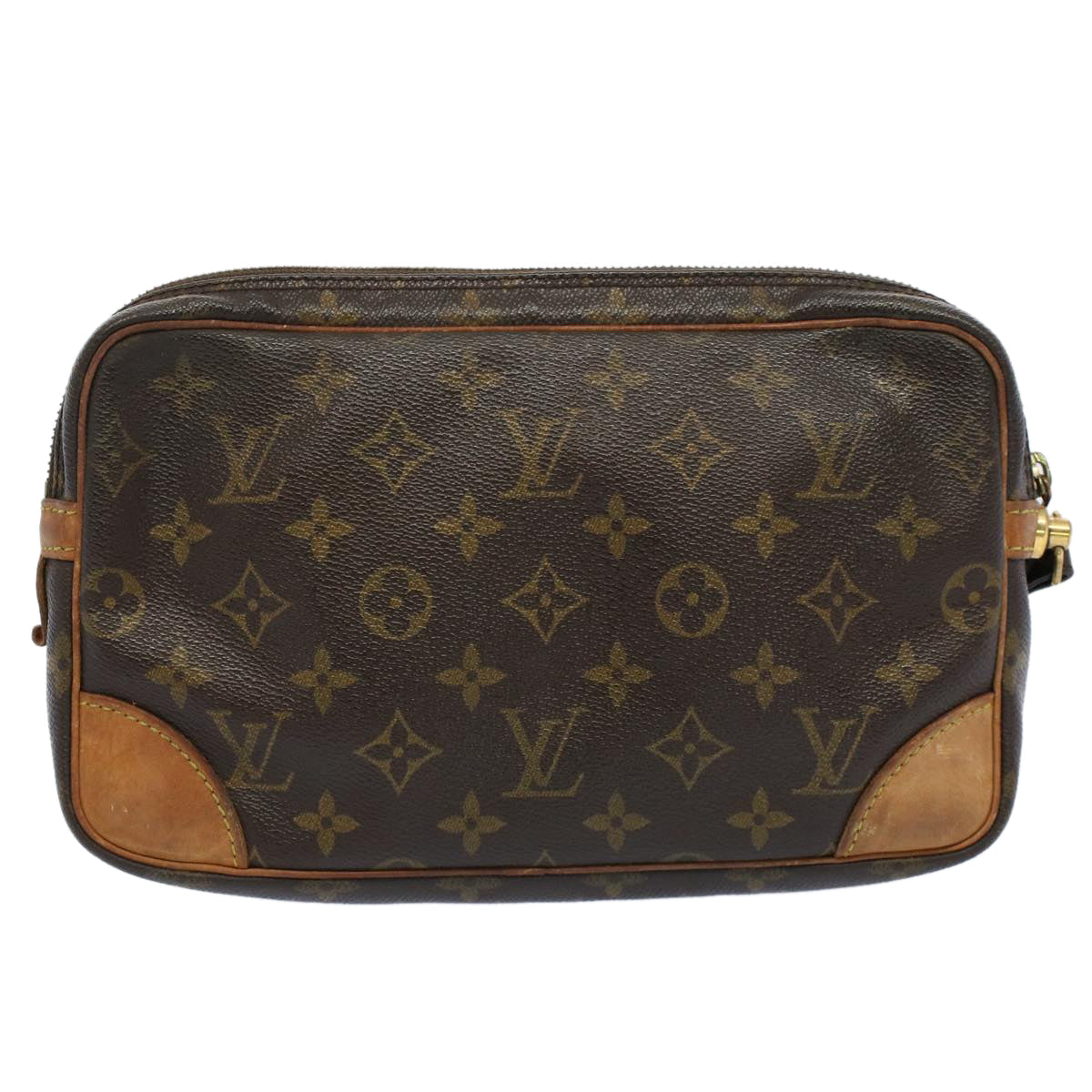 LOUIS VUITTON Monogram Marly Dragonne GM Clutch Bag M51825 LV Auth 53878