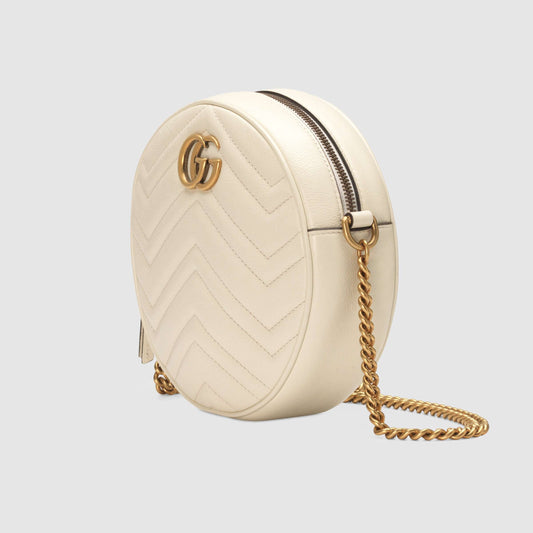 Gucci Monogram Chain Leather Crossbody