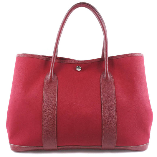 HERMES Handbag Towar Officier Red Garden party PM Women