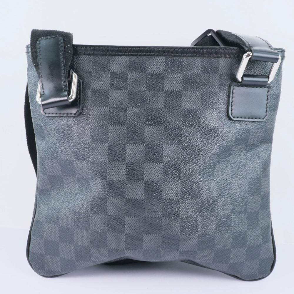 LOUIS VUITTON Shoulder Bag Damier Grafitto Canvas black Tomas unisex(Unisex)