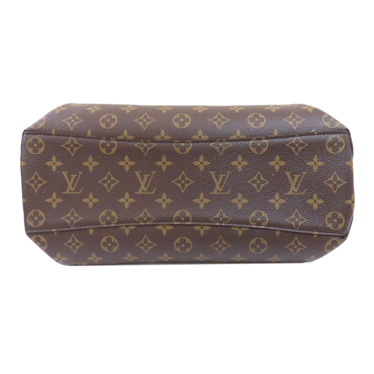 LOUIS VUITTON Handbag Monogram canvas Brown Rivory MM Monog Lamb Women