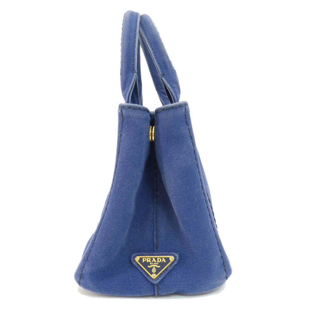 PRADA Handbag B2439G canvas blue Canapa mini 2 WAY