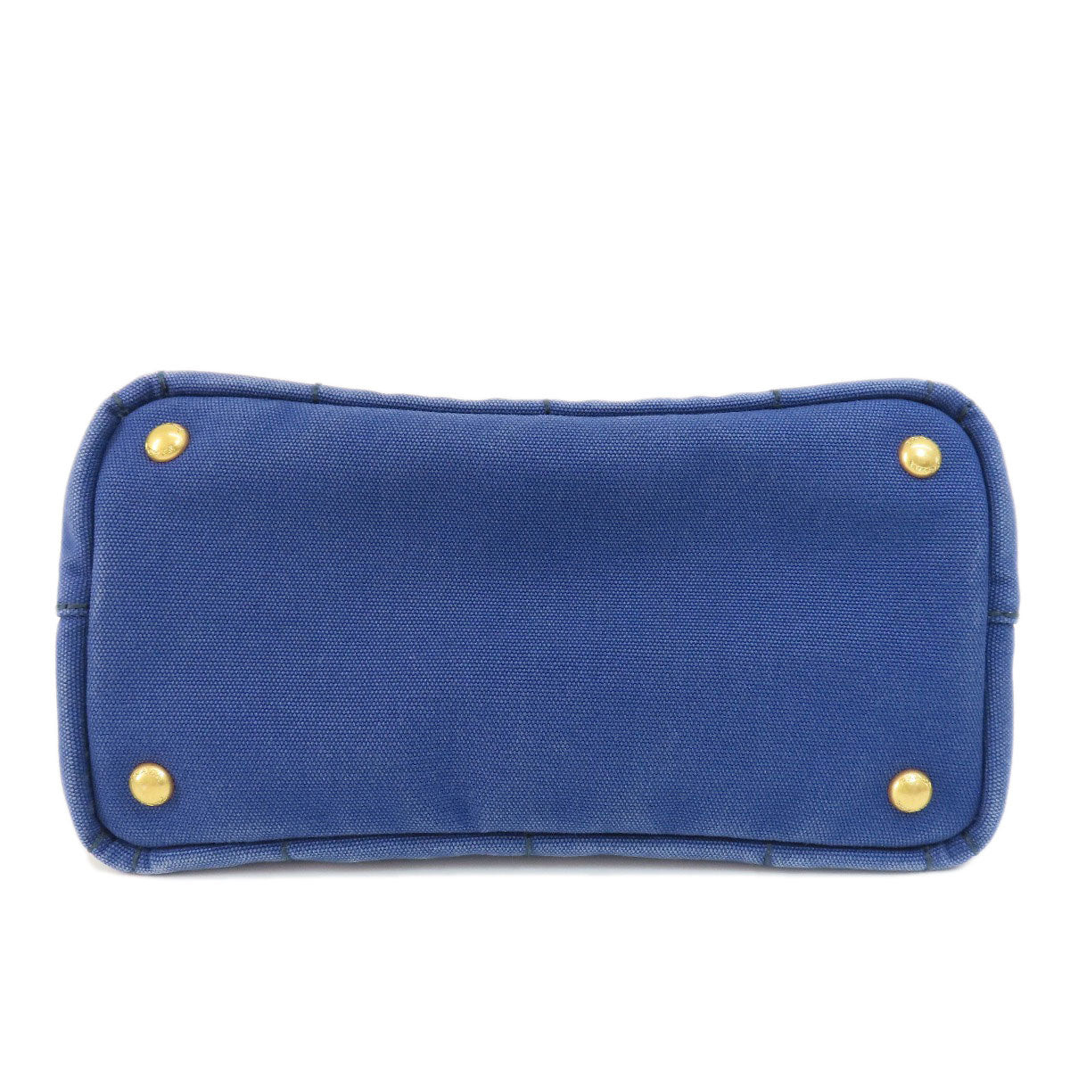 PRADA Handbag B2439G canvas blue Canapa mini 2 WAY