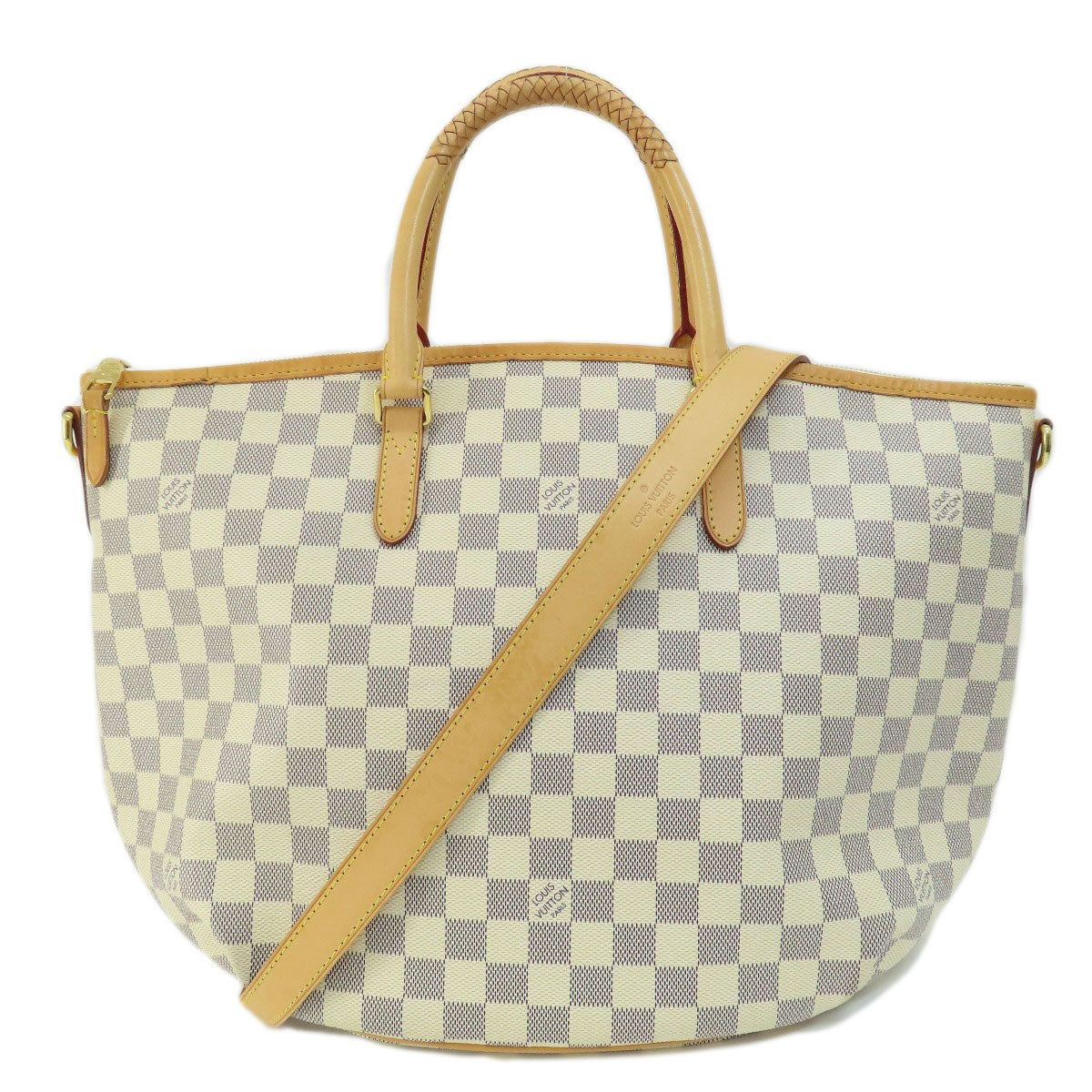LOUIS VUITTON Tote Bag Damier canvas white Riviera MM