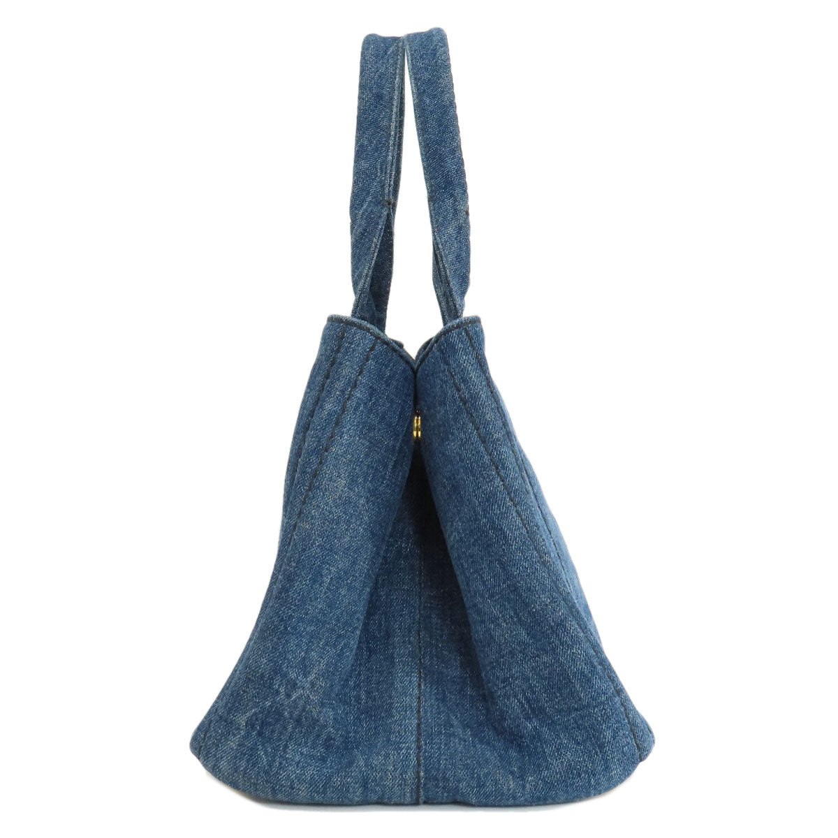 PRADA Tote Bag B1877B denim blue Canapa - Style 2
