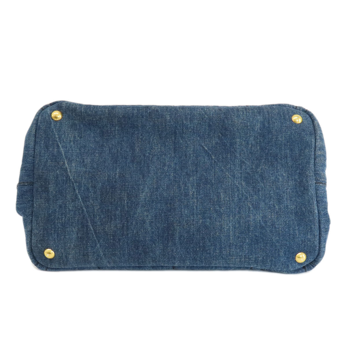 PRADA Tote Bag B1877B denim blue Canapa - Style 2