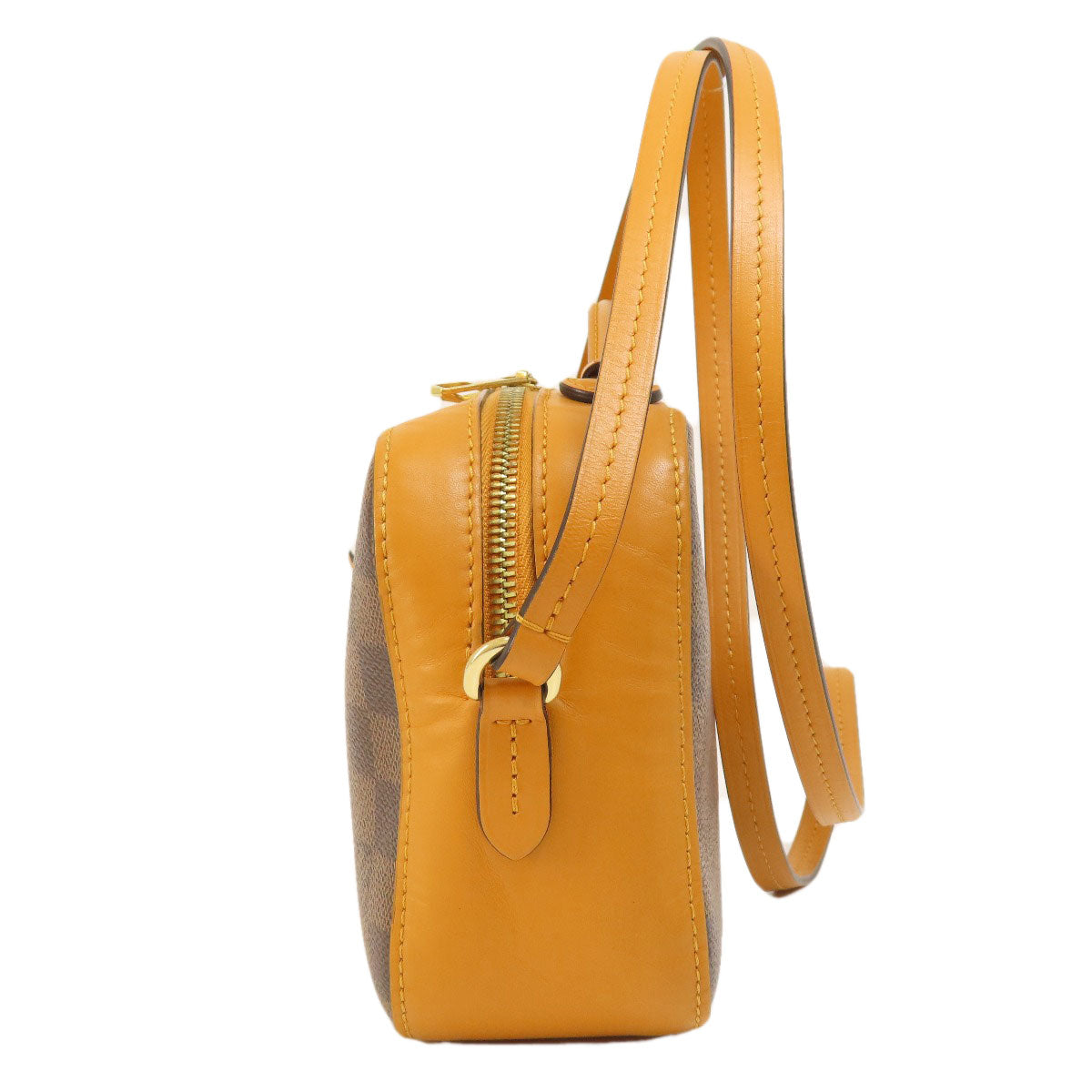 LOUIS VUITTON Shoulder Bag Damier canvas Brown Santa Monica Saffron Damier Ebene Women