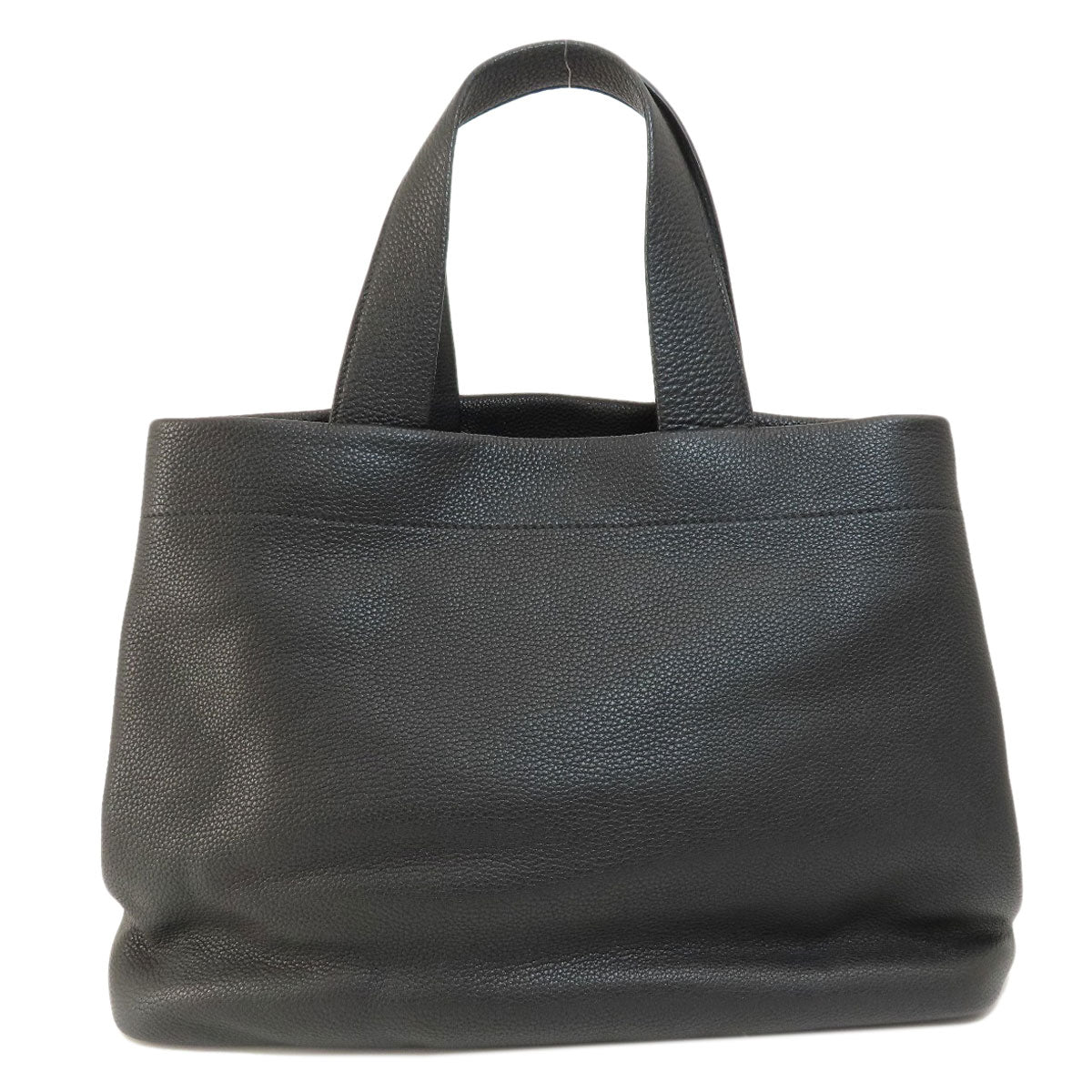 PRADA Tote Bag leather black logo