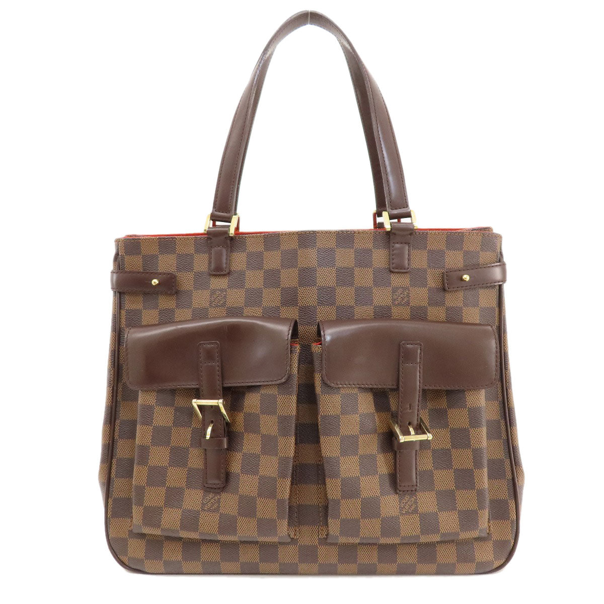 LOUIS VUITTON Tote Bag Damier canvas Brown Uzes Damier Ebene Women