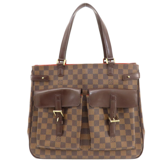 LOUIS VUITTON Tote Bag Damier canvas Brown Uzes Damier Ebene Women