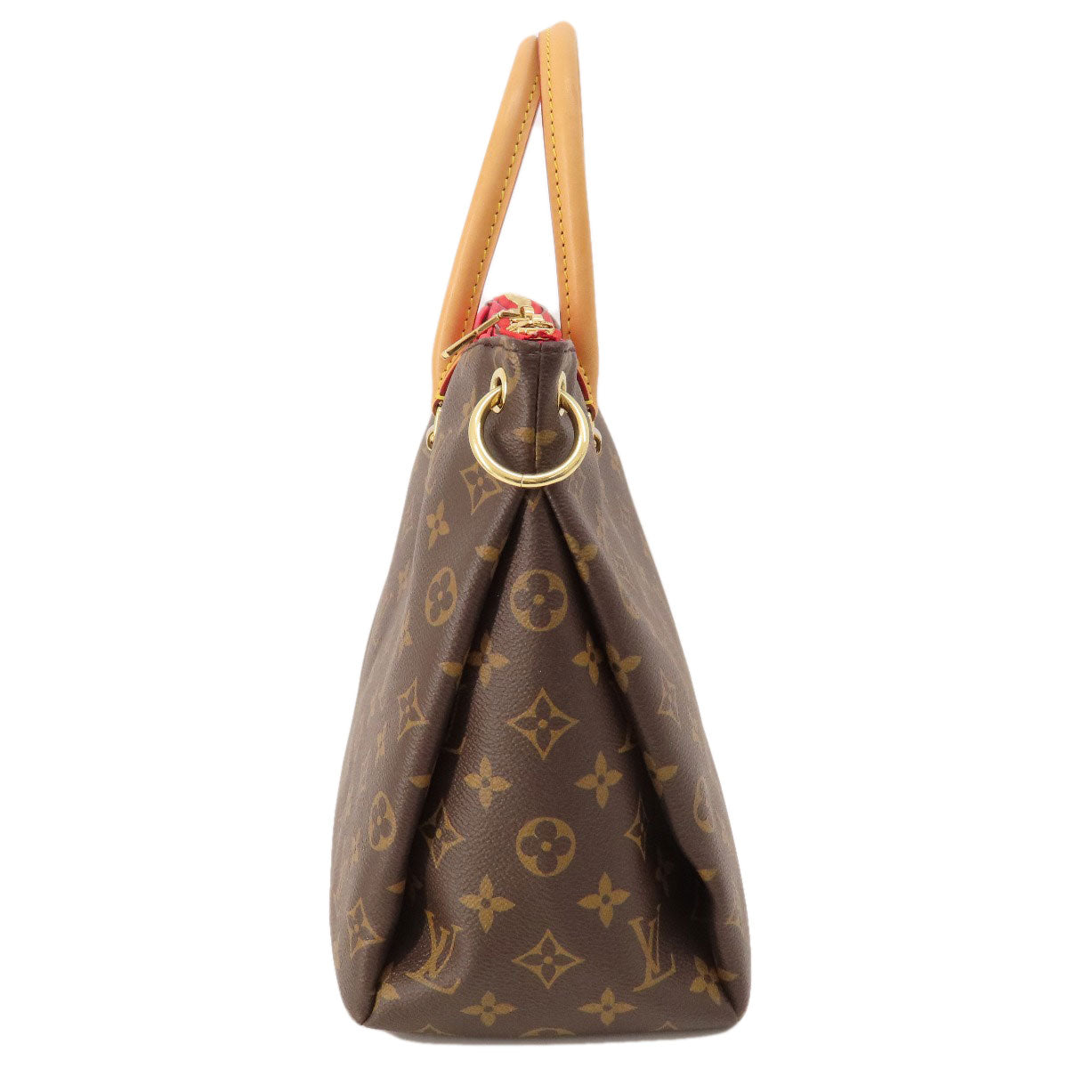 LOUIS VUITTON Tote Bag Monogram canvas Brown Pallas Monog Lamb