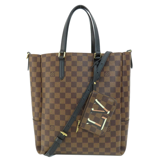 LOUIS VUITTON Tote Bag Damier canvas Brown Belmont NB BB Damier