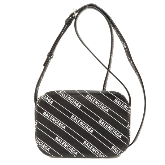 BALENCIAGA Shoulder Bag 552372 Calfskin black logo Women