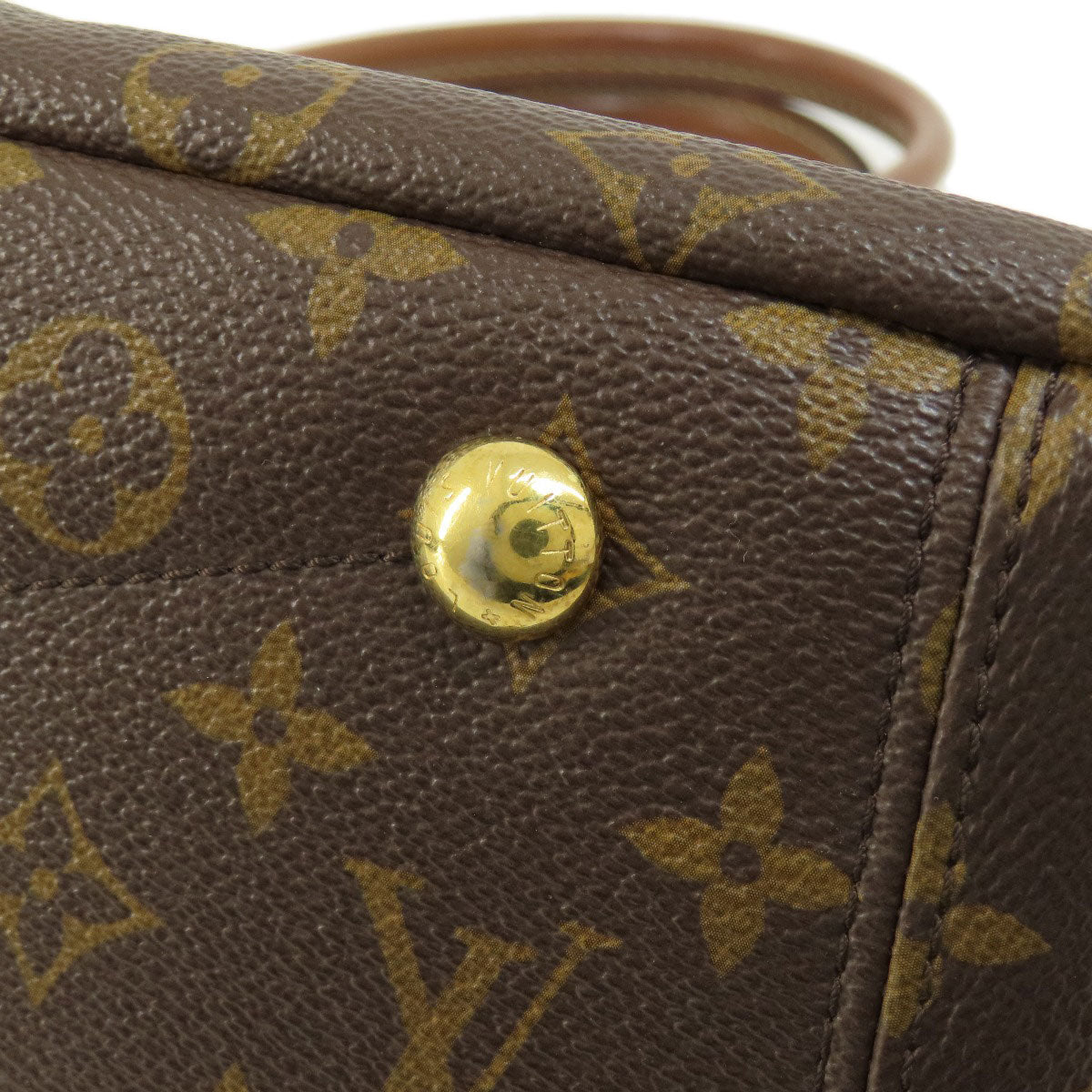 LOUIS VUITTON Handbag M41064 Monogram canvas Brown Pallas MM Monogram Women
