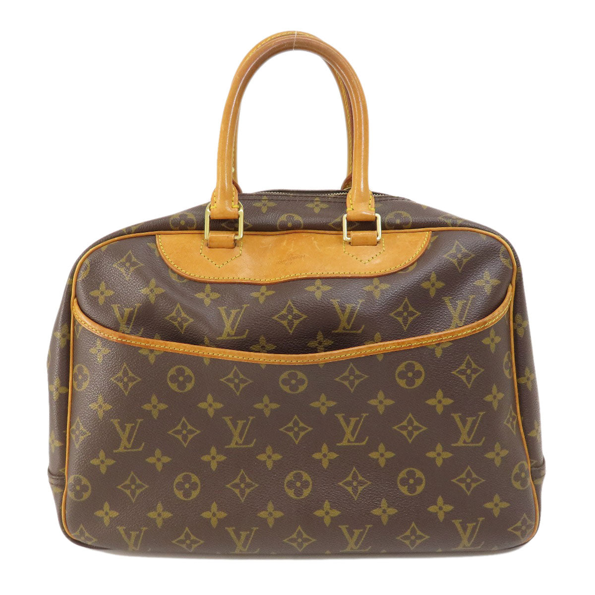 LOUIS VUITTON Handbag Monogram canvas Brown Deauville Monogram Women