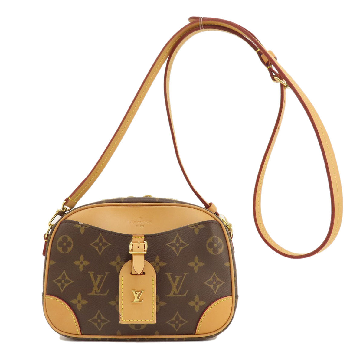 LOUIS VUITTON Shoulder Bag Monogram canvas Brown DeauvilleMINI Monogram