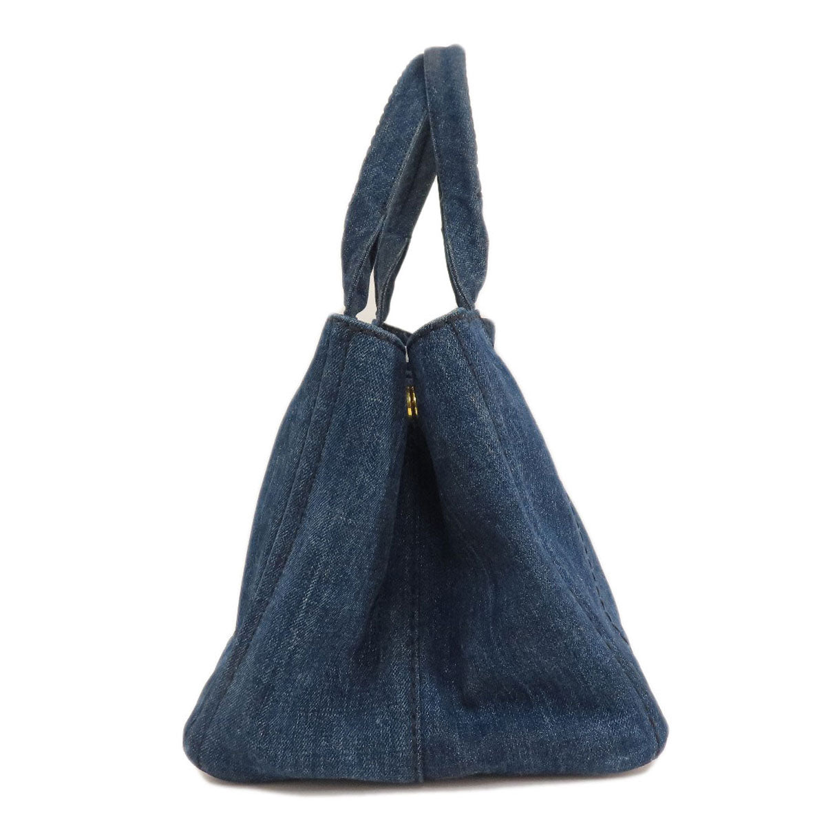 PRADA Tote Bag B1877B denim blue Canapa - Style 3