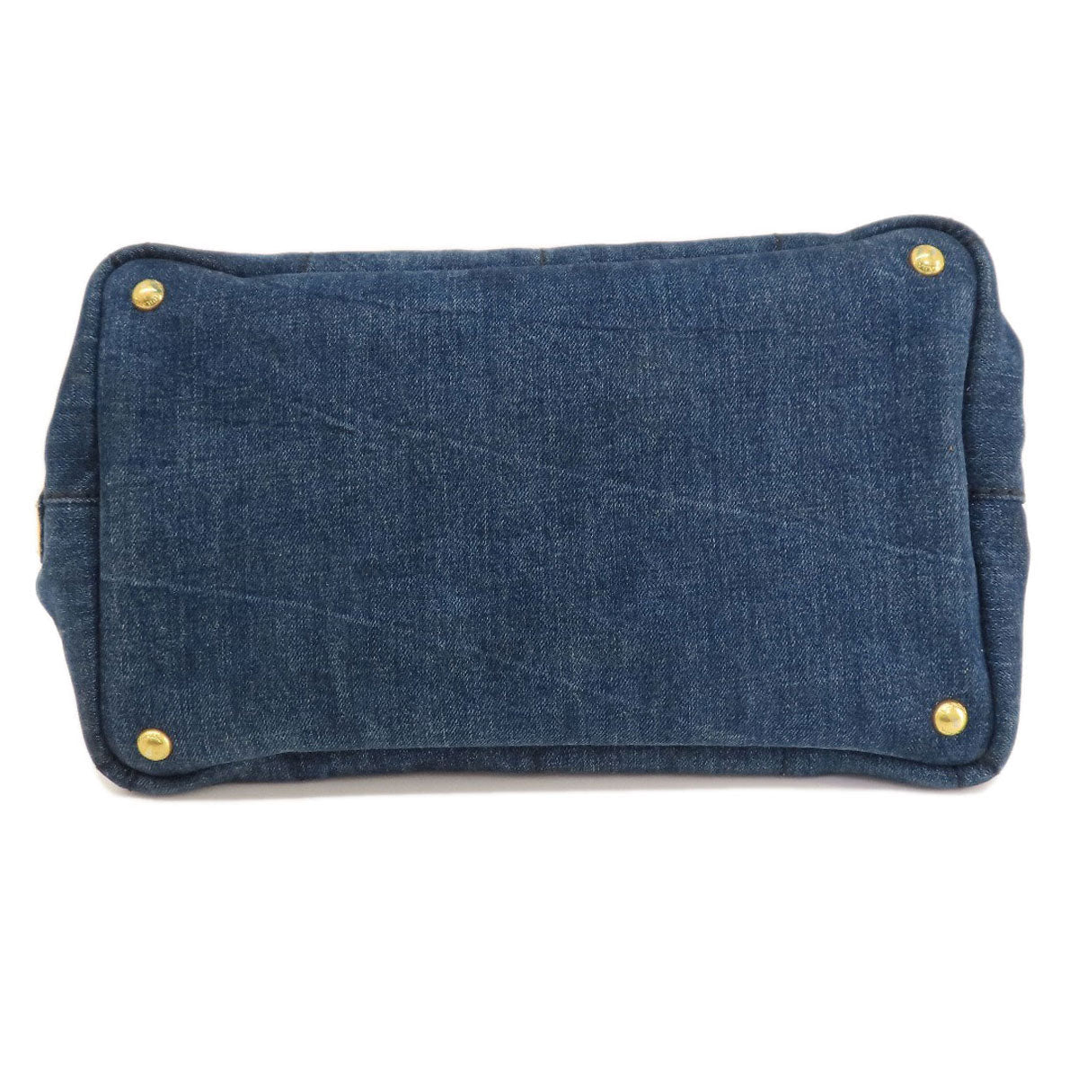 PRADA Tote Bag B1877B denim blue Canapa - Style 3