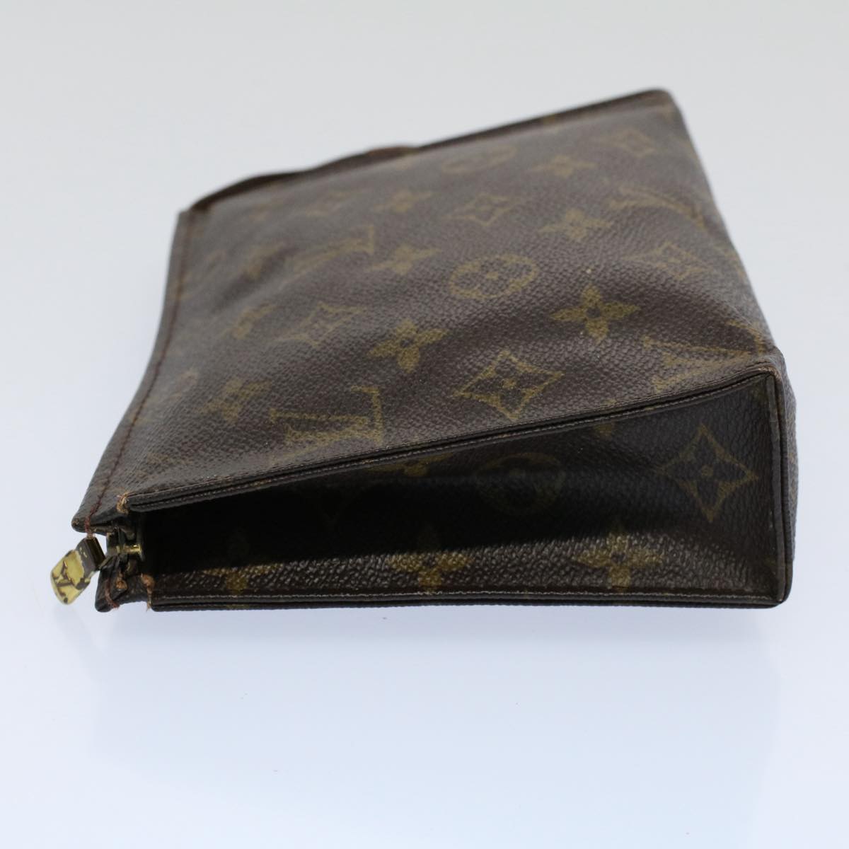 LOUIS VUITTON Monogram Poche Toilette 19 Pouch M47544 LV Auth 56426