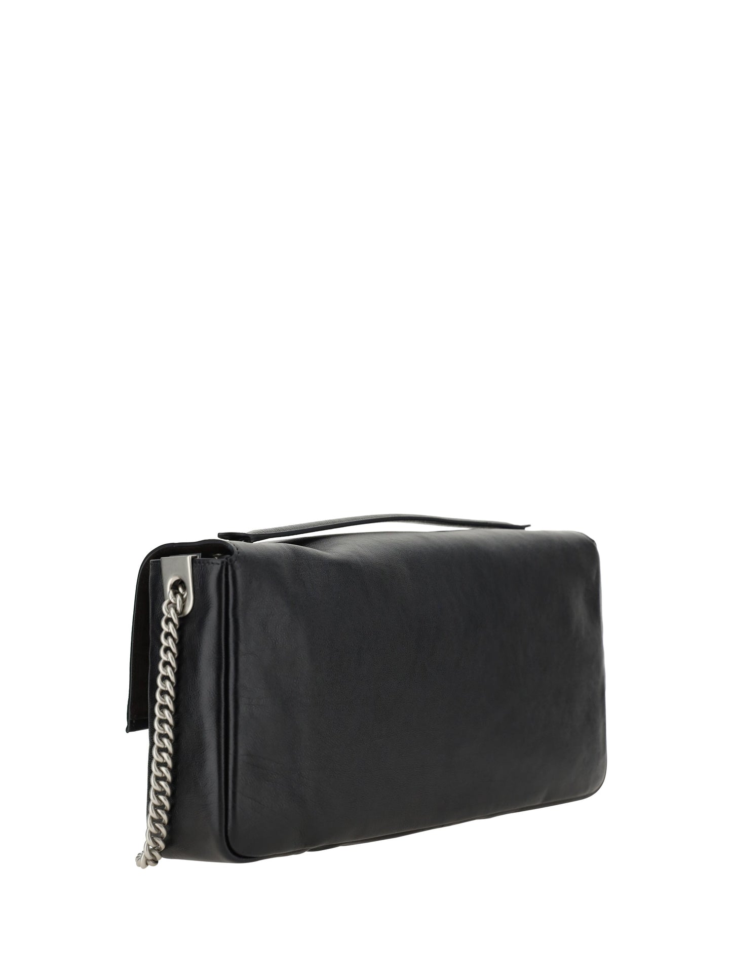 Fendi Women Leather Baguette Shoulder Bag