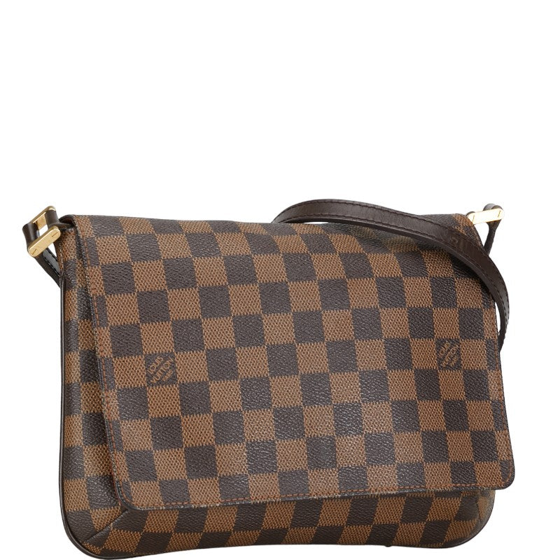 Louis Vuitton Damier Musette Tango Longsher Shoulder Bag N51301 Brown PVC Leather Louis Vuitton