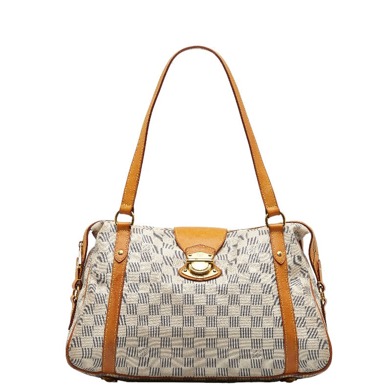 LOUIS VUITTON Louis Vuitton DamiÃ¨re Azur N42220 Handbag PVC/Laser White
