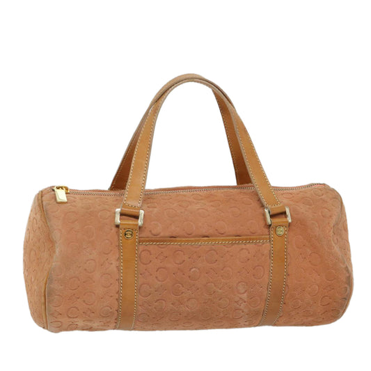 Luxury CELINE C Macadam Canvas Hand Bag Orange 57237