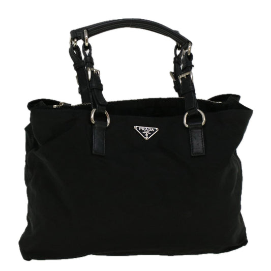 PRADA Shoulder Bag Nylon Black Auth 57384