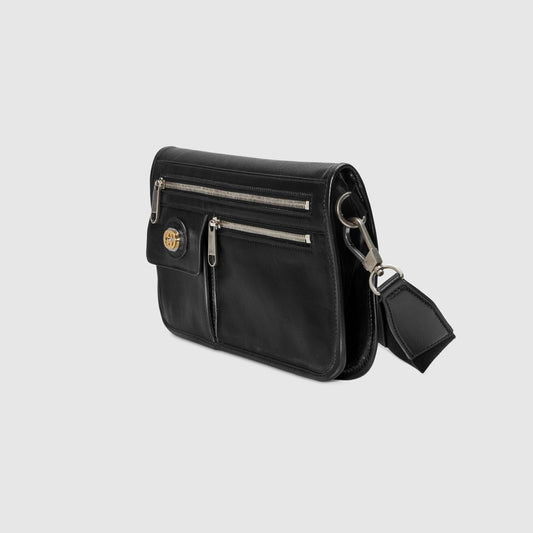 Gucci Monogram Nylon Leather Crossbody