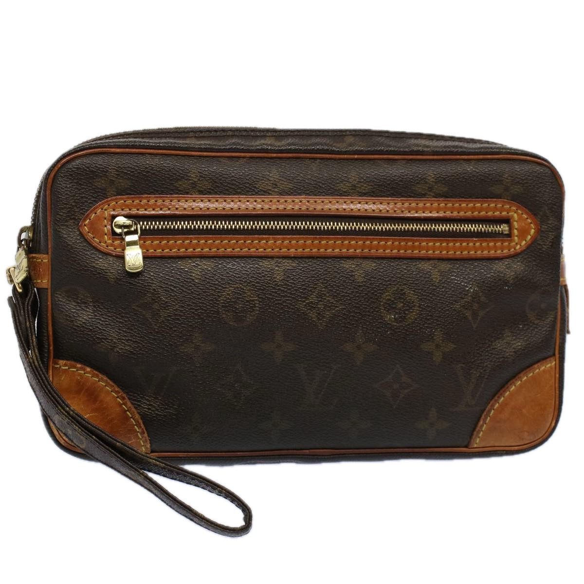 LOUIS VUITTON Monogram Marly Dragonne GM Clutch Bag M51825 LV Auth 57896