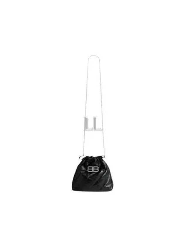 Luxury Balenciaga Trending 2026 Extra Small Crush Tote Bag Black