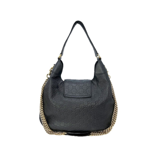 Gucci Leather Canvas Shoulder Bag