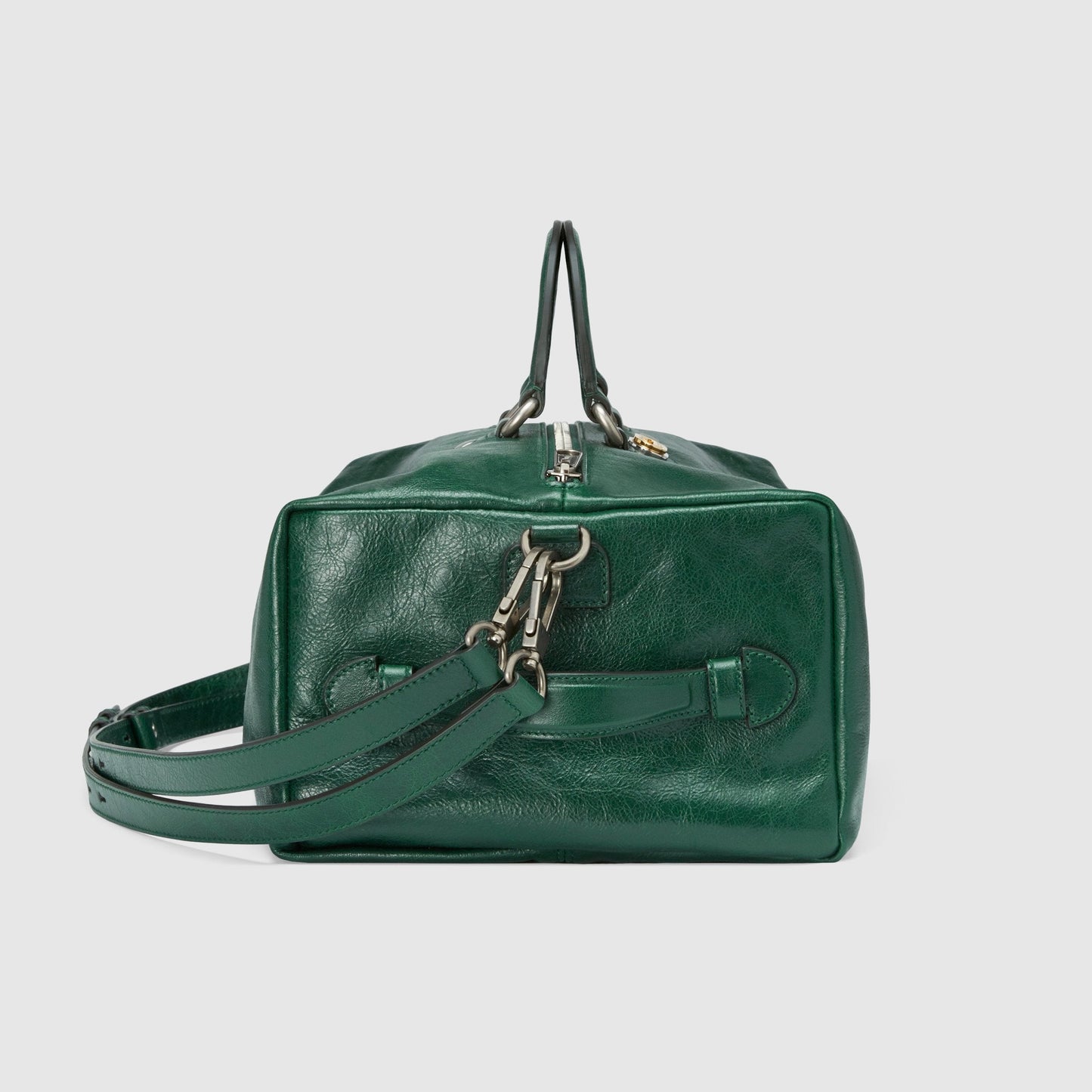 Gucci Monogram Leather Top Handle Tote