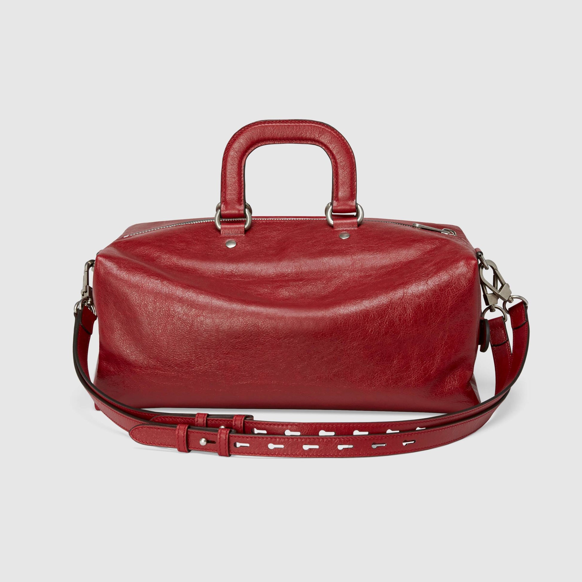 Gucci Monogram Leather Top Handle Tote