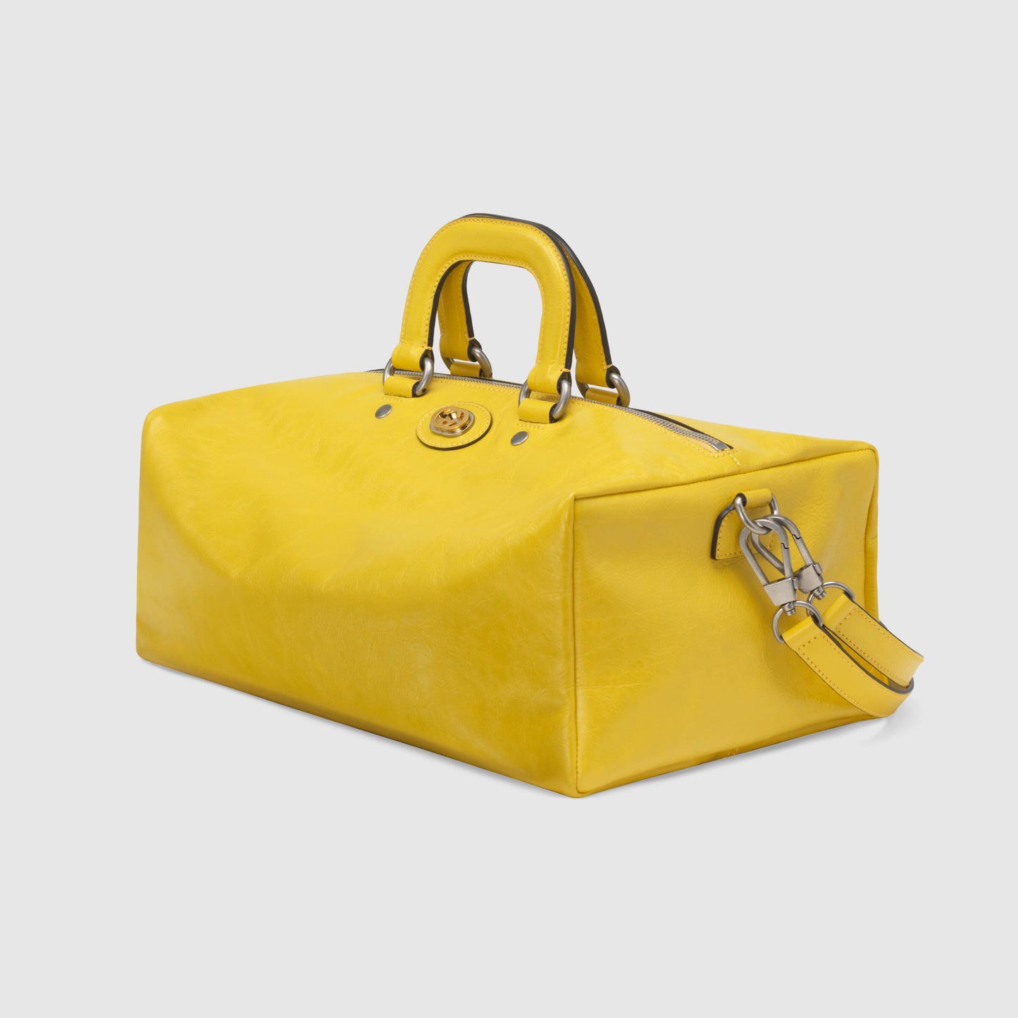 Gucci Monogram Leather Top Handle Tote