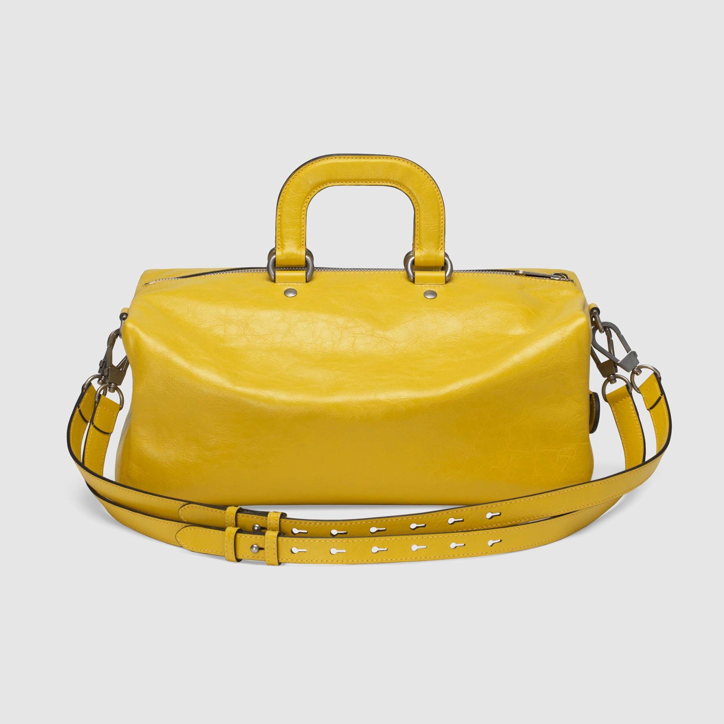 Gucci Monogram Leather Top Handle Tote