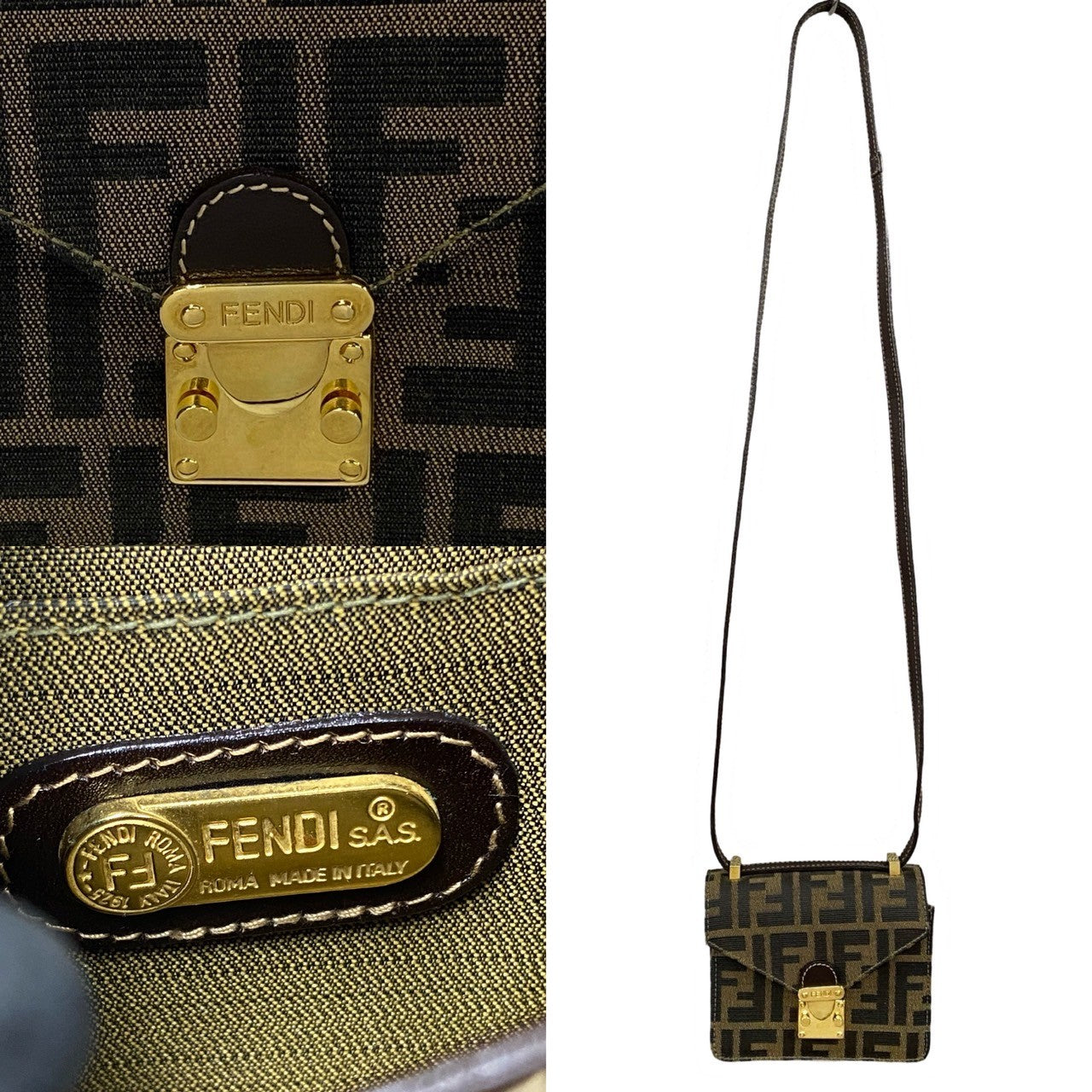 Fendi Epi Leather 2way Handbag
