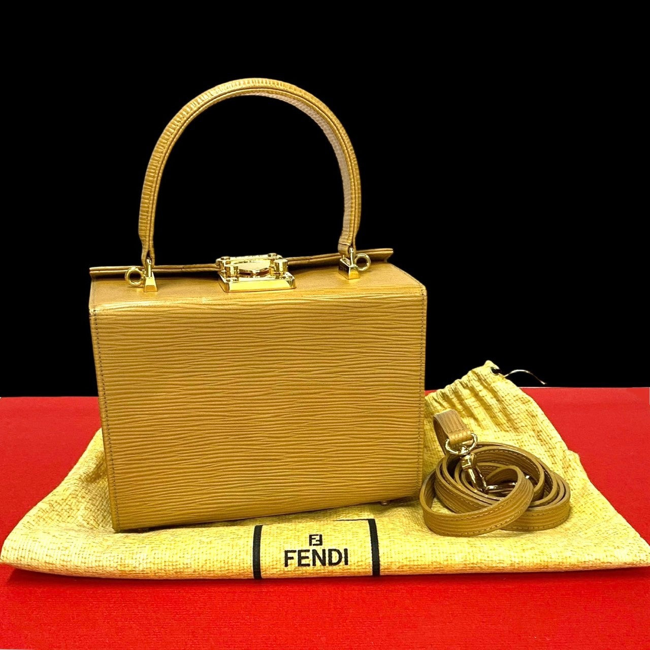 Fendi Epi Leather 2way Handbag