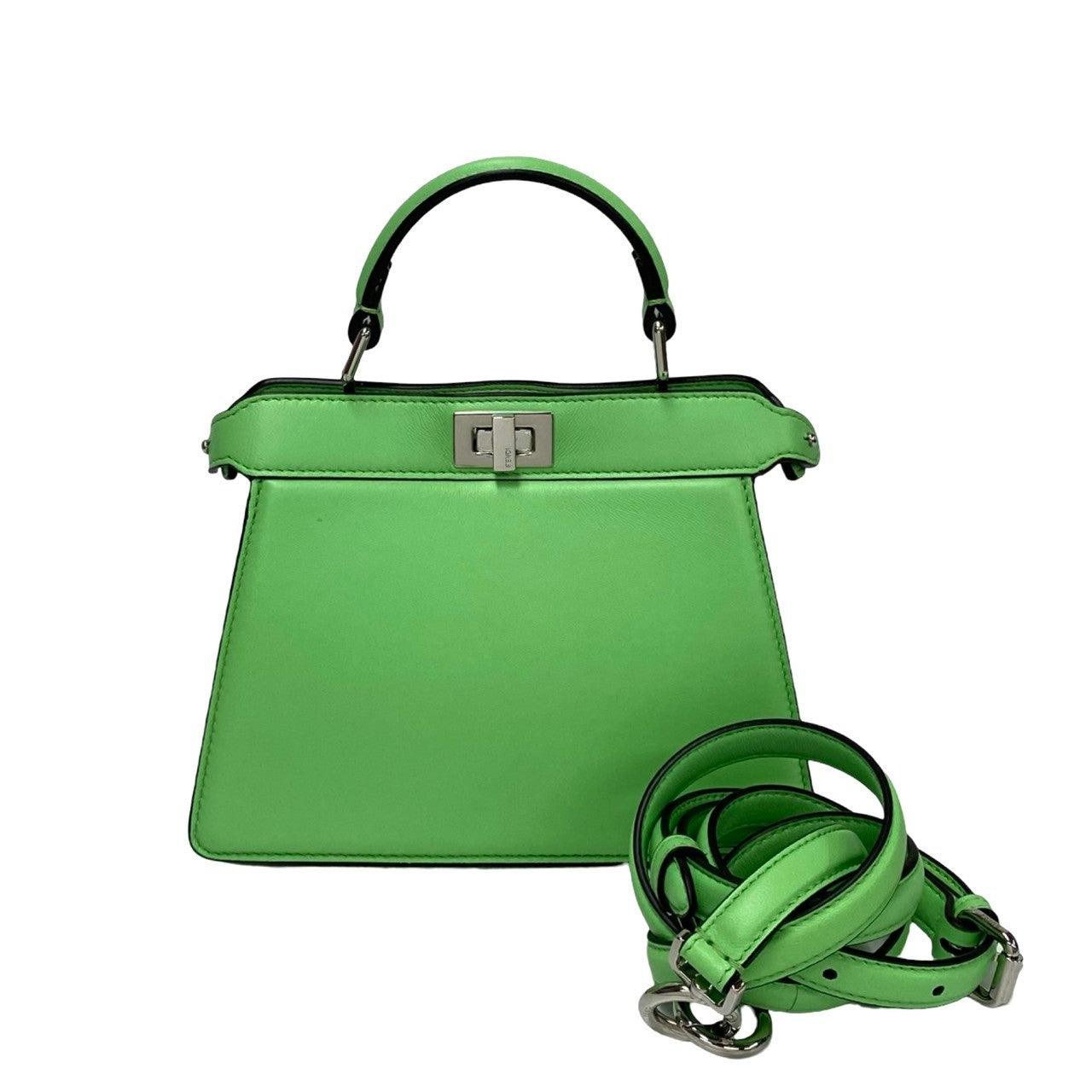 Fendi Peekaboo ISeeU Petit Leather 2way Bag