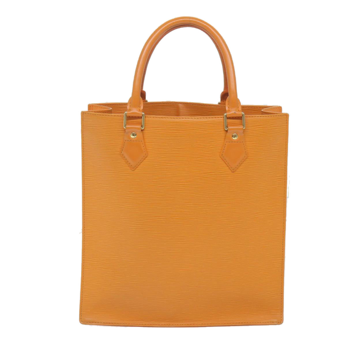 LOUIS VUITTON Epi Sac Plat PM Hand Bag Orange Mandarin M5274H LV Auth 59637