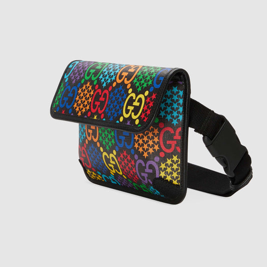 Gucci Monogram Leather Canvas Crossbody