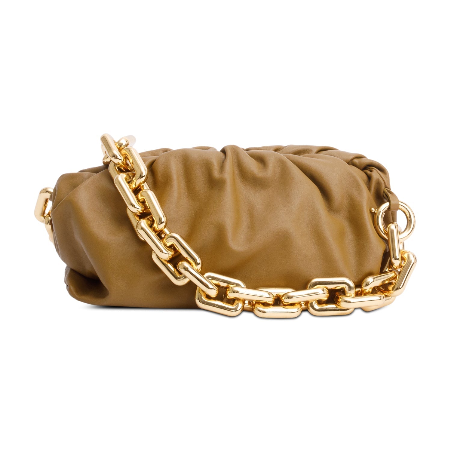 Bottega Veneta Brown Nappa Leather The Chain Pouch